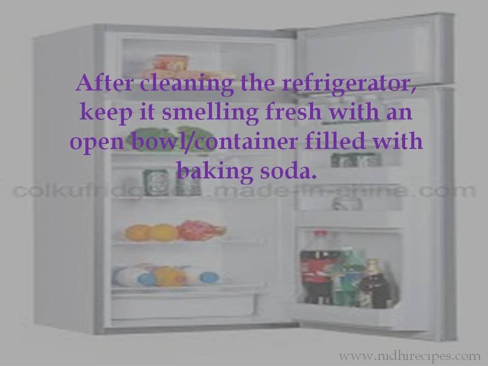 Tip to keep Fridge smelling fresh