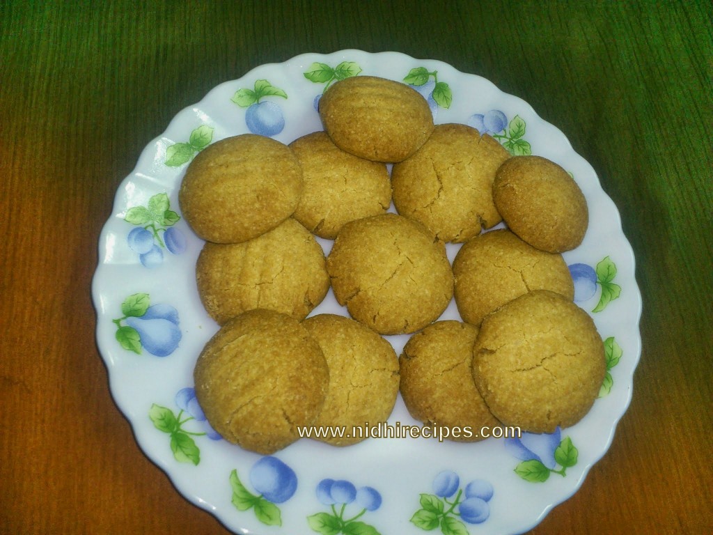 Eggless Atta Cookies
