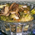 Stir fried broccoli with Mushroom